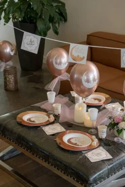 Eid Mubarak - Girlang roséguld 5 meter