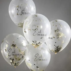 Eid Mubarak - Konfettiballonger 5-pack