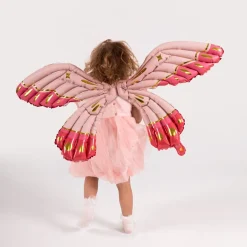 Fjärilsvingar Folieballong Rosa 102 cm
