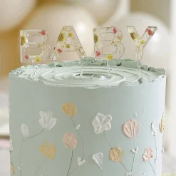 Floral Baby - Cake Topper Baby