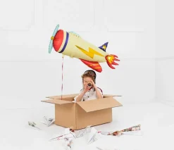 Folieballong Flygplan 91 cm