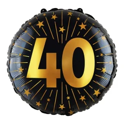Folieballong Guld 40 år