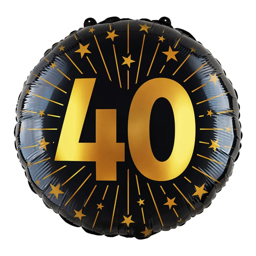 Folieballong Guld 40 år