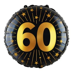 Folieballong Guld 60 år