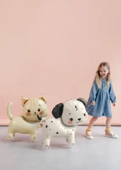 Folieballong Hund på hjul 70 cm