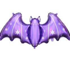 Folieballong Lila fladdermus 96 cm