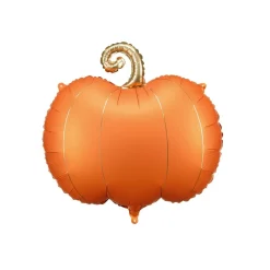 Folieballong - Pumpa med gulddetaljer 62 cm
