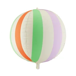 Folieballong Randig Pastell 50 cm