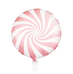 Folieballong rosa karamell