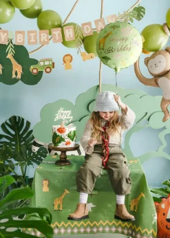 Folieballong Safari Happy Birthday 35 cm
