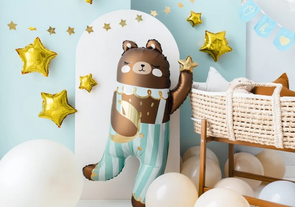 Folieballong - Teddybjörn 72 x 104 cm