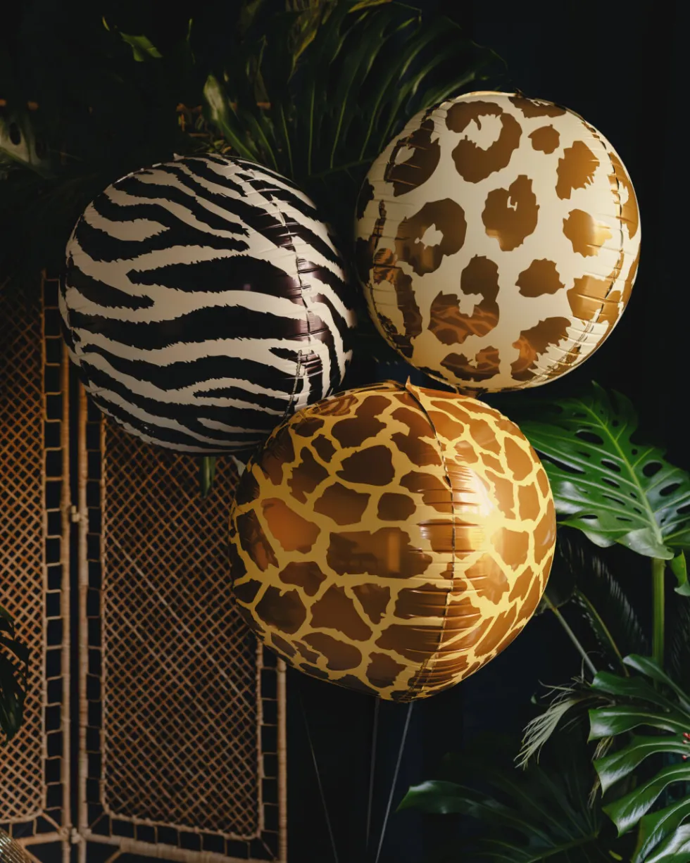 Folieballong Zebramönster 50 cm