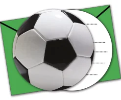 Football Party - Inbjudningskort 6-pack
