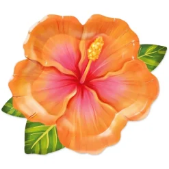 Formade Tallrikar Tropiska Blommor Aloha 6-pack