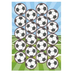 Fotboll Muffinsbilder Oblat 20-pack