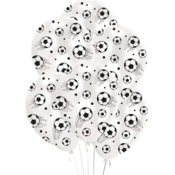 Fotbollstema - Ballonger 6-pack