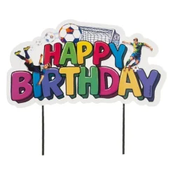 Fotboll Tårtdekoration Happy Birthday