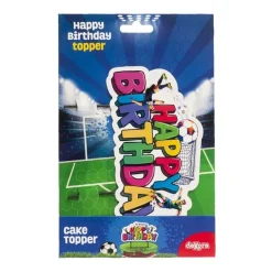 Fotboll Tårtdekoration Happy Birthday