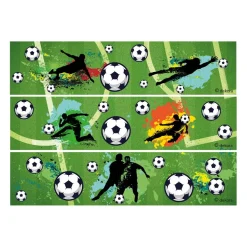 Fotboll Tårtdekorband Sockerpasta