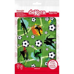 Fotboll Tårtdekorband Sockerpasta