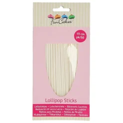 FunCakes - Cakepopspinnar 15 cm 50-pack