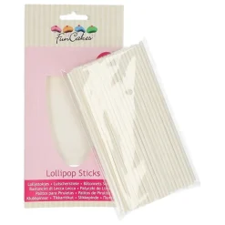 FunCakes - Cakepopspinnar 15 cm 50-pack