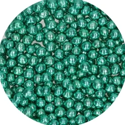 FunCakes - Chokladpärlor Metallic Grön 60 gram