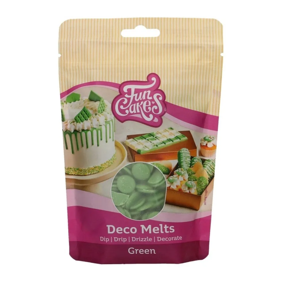 FunCakes - Deco Melts Grön 250 gram