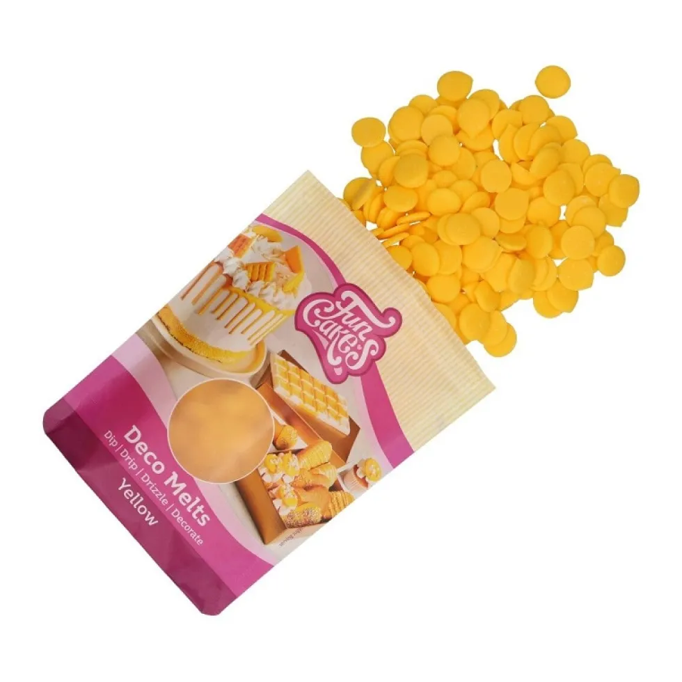 FunCakes - Deco Melts Gul 250 gram