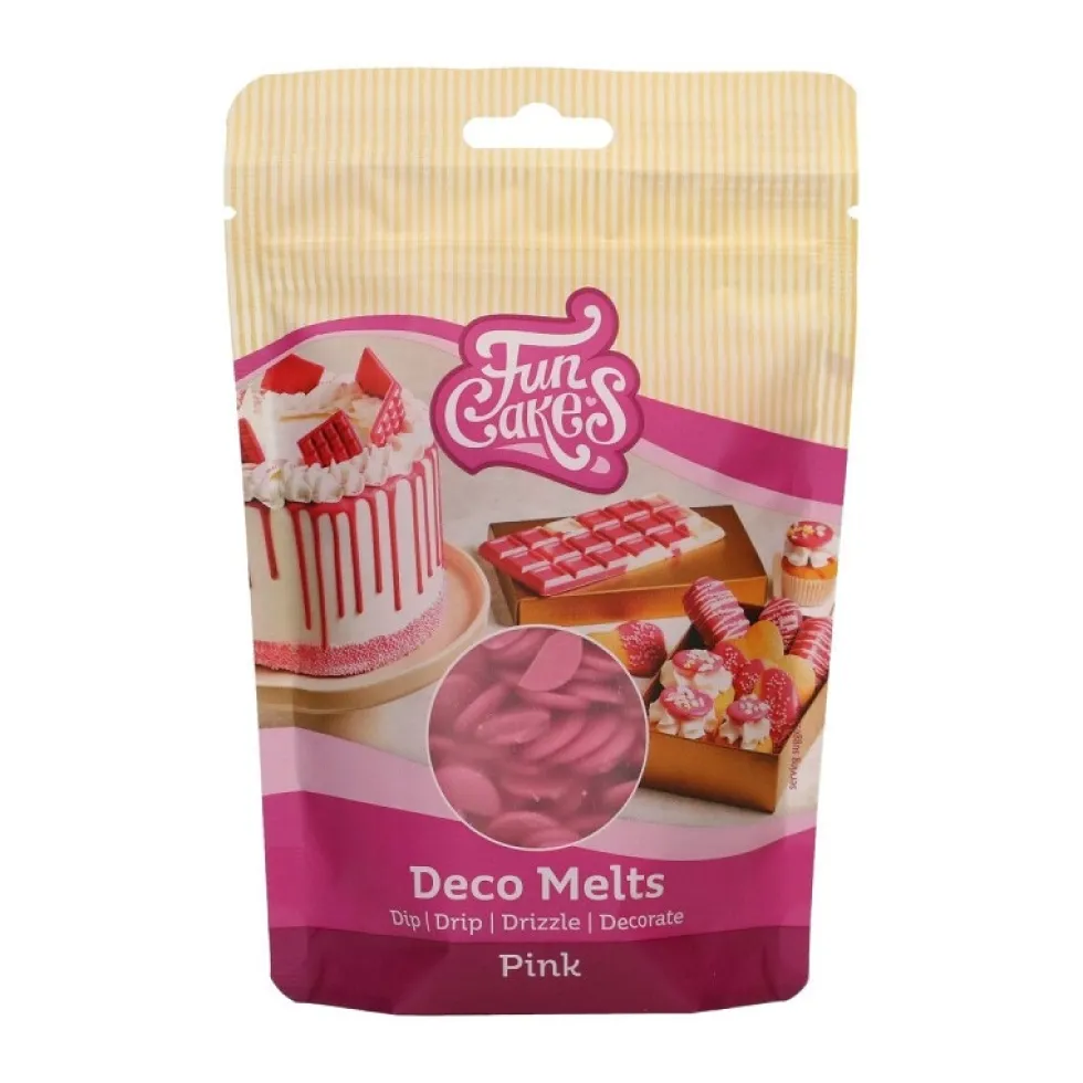FunCakes - Deco Melts Rosa 250 gram