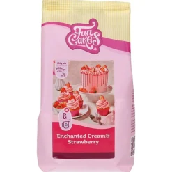 FunCakes Enchanted Cream frostingmix, jordgubb 450 gram