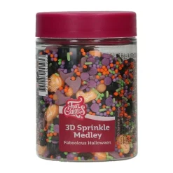 FunCakes - Halloweenströssel Pumpor och häxhattar 70 gram