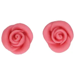 FunCakes - Marsipan Dekorationsrosor rosa 6-pack