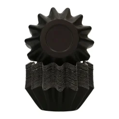 FunCakes - Muffinsformar Blomformade Svarta 48-pack