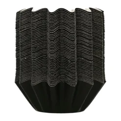 FunCakes - Muffinsformar Blomformade Svarta 48-pack