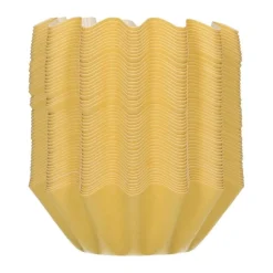 FunCakes - Muffinsformar Blomformade Pastellgula 48-pack