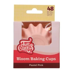 FunCakes - Muffinsformar Blomformade Pastellrosa 48-pack