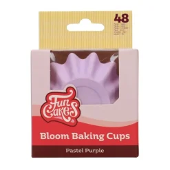 FunCakes - Muffinsformar Blomformade Pastellila 48-pack