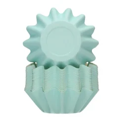 FunCakes - Muffinsformar Blomformade Pastellblå 48-pack