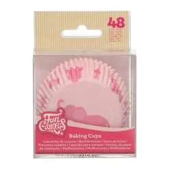 FunCakes - Muffinsformar Elefant Rosa 48-pack