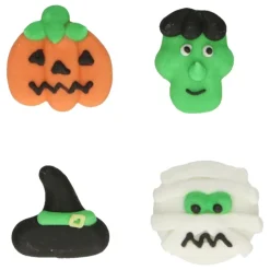 FunCakes - Sockerdekorationer Halloween 12-pack