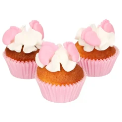 FunCakes - Sockerdekorationer Baby Feet Rosa 16-pack