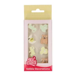 FunCakes - Sockerdekorationer Baby 8-pack