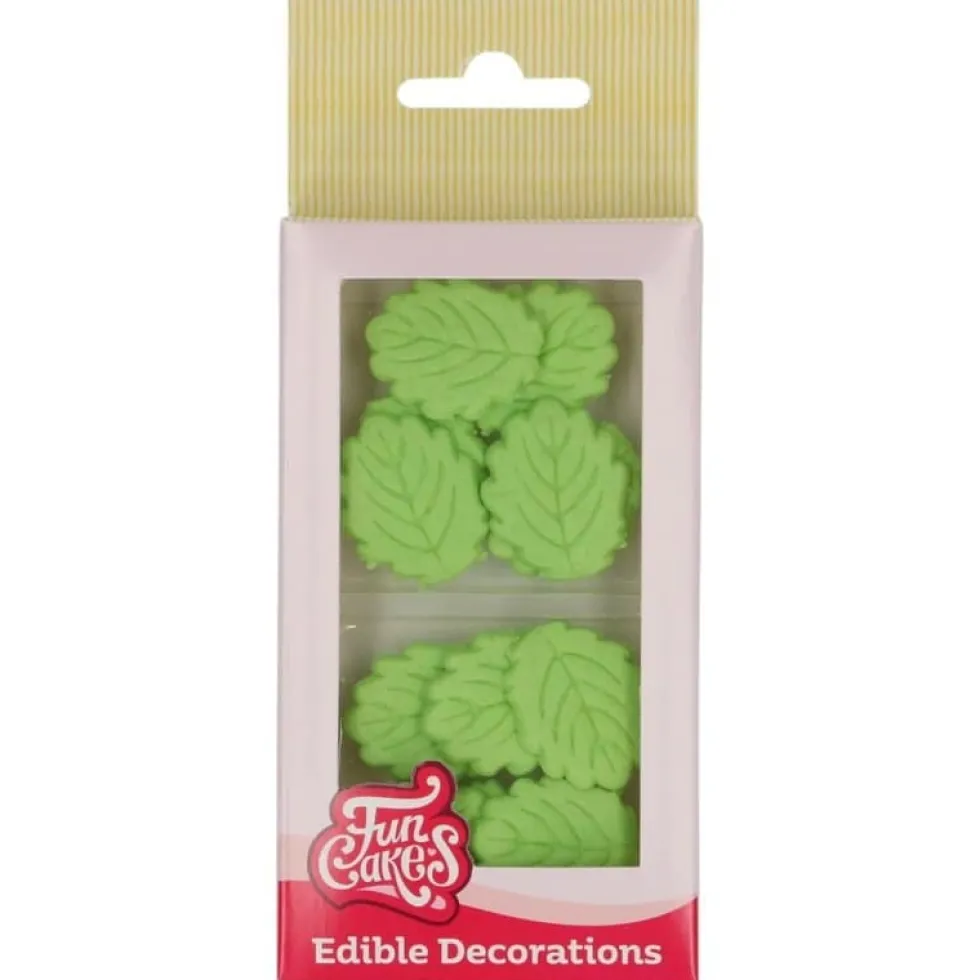 FunCakes - Sockerdekorationer blad 12-pack