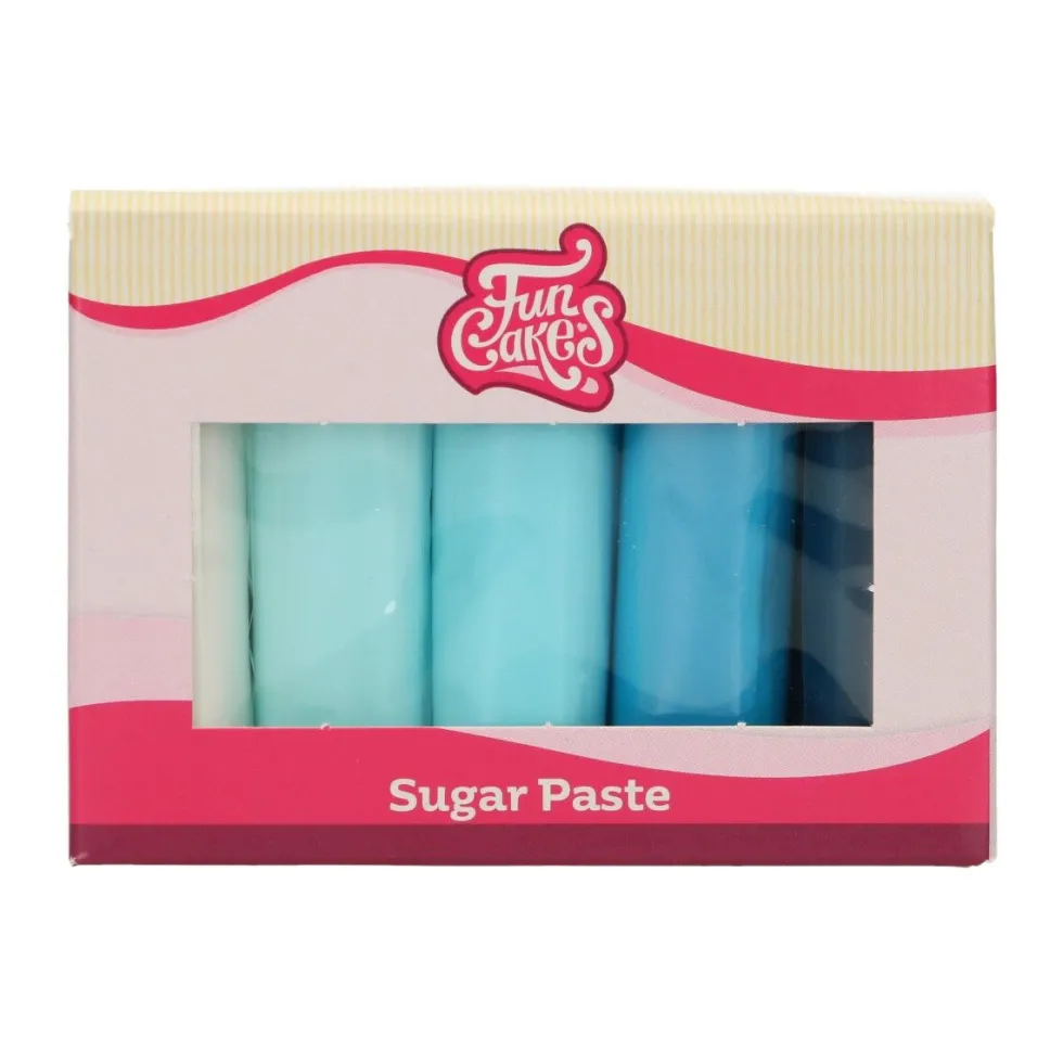 FunCakes - Sockerpasta Blå Mix 500 gram