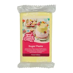 FunCakes - Sockerpasta Gul Pastellfärg 250 gram