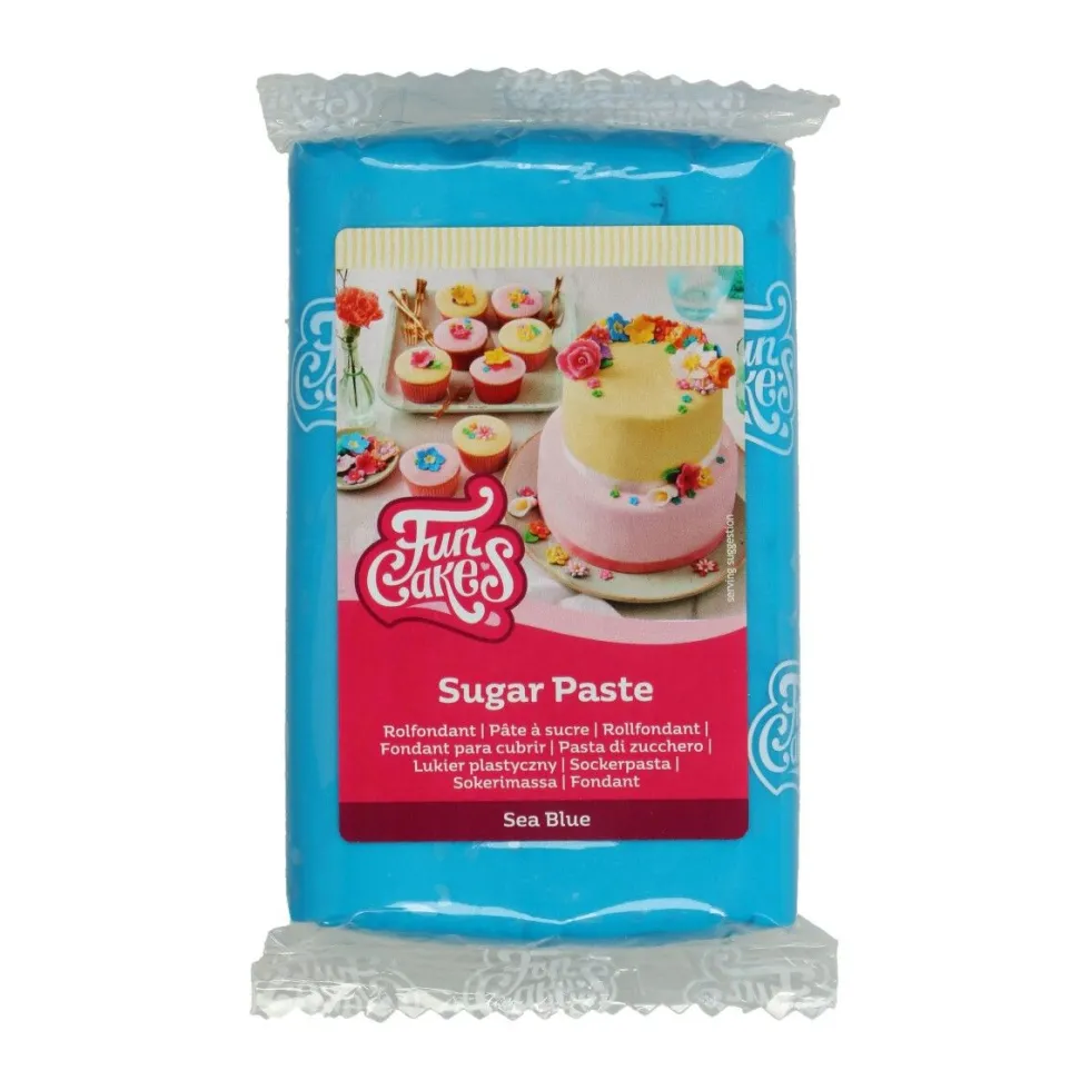 FunCakes - Sockerpasta Mörkblå 250 gram