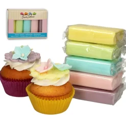 FunCakes - Sockerpasta Pastellfärger 500 gram