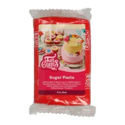 FunCakes - Sockerpasta Röd 250 gram
