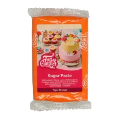 FunCakes - Sockerpasta Tiger Orange 250 gram